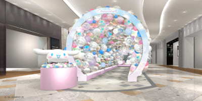 「Cinnamoroll Dreamy Bloom」フォトスポット