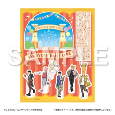 「『えぶりでいホスト』POP UP SHOP in TOWER RECORDS」アクリルジオラマ