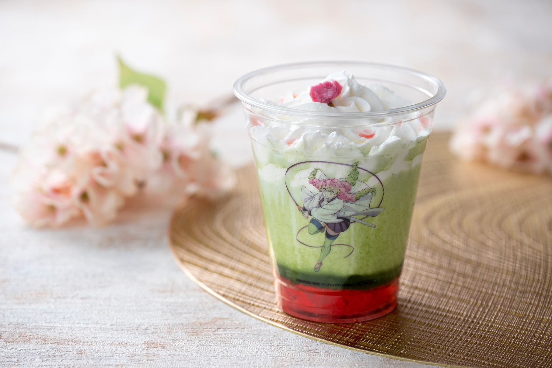 「鬼滅の刃 × 博物館 明治村」"甘露寺蜜璃"桜ゼリードリンク