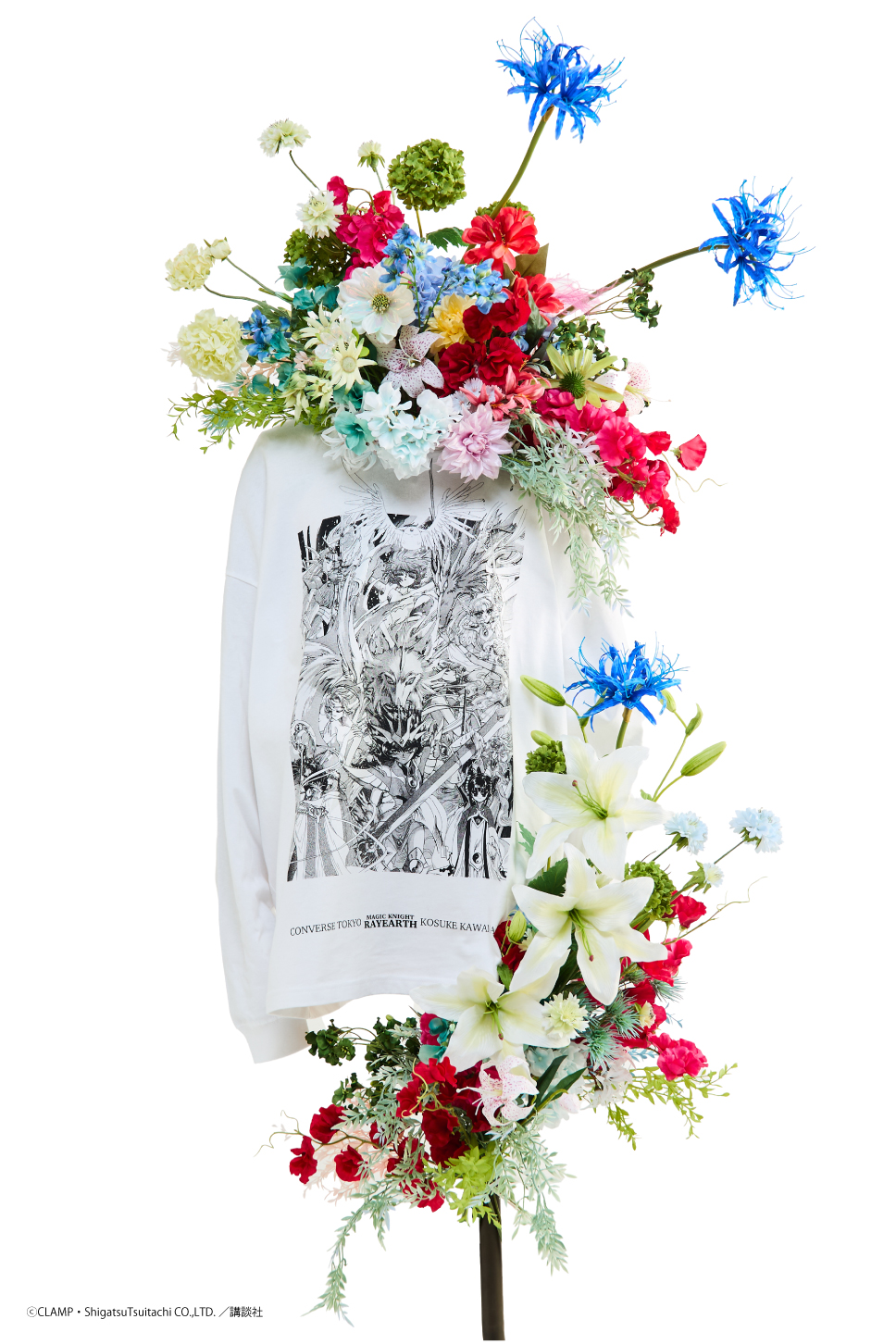 「CLAMP × CONVERSE TOKYO」GRAPHIC LONGSLEEVE TEE『魔法騎士レイアース』