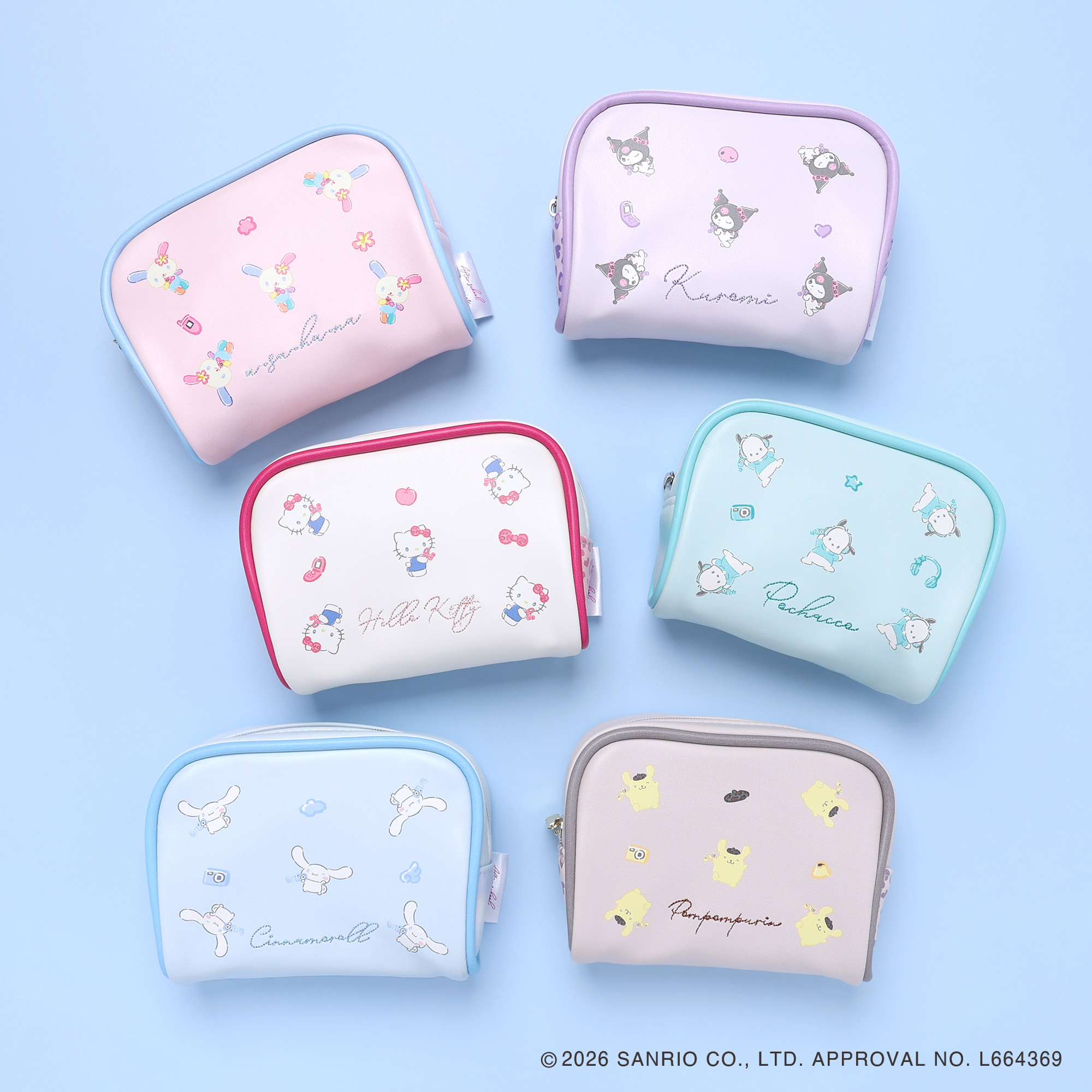 『サンリオ』ボックスポーチ