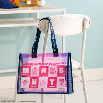 B賞 クリアトートバッグ サイドポケット付き