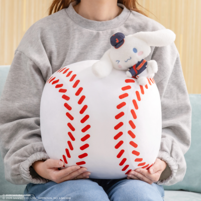 LH賞 マスコット付きクッション シナモロール 横向き