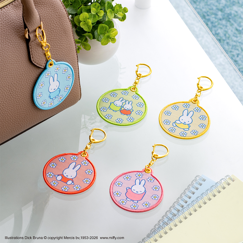 タイトーくじ「ミッフィー Pastel Flower Collection」F賞：ワッペンキーホルダー