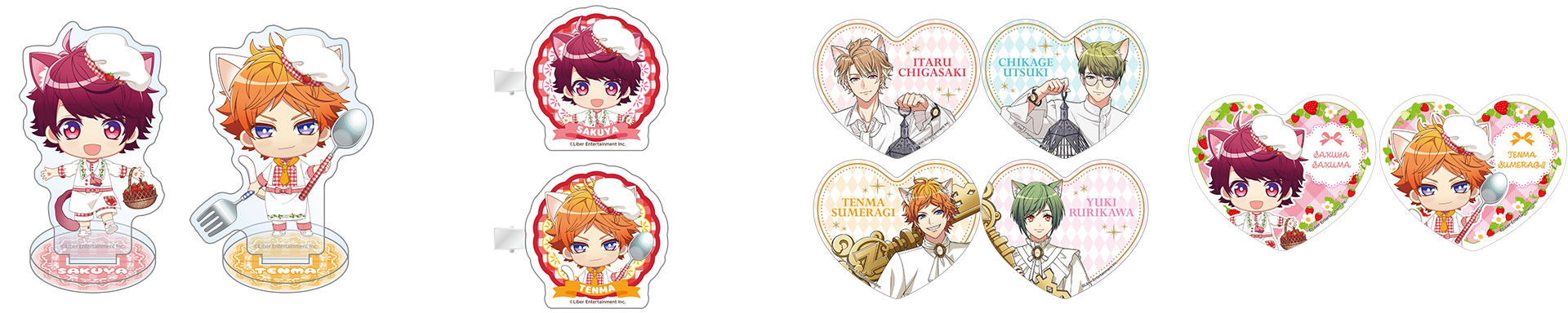 A3! in NAMJATOWN ミニゲーム景品 Let's go strawberry picking Spring and Summer