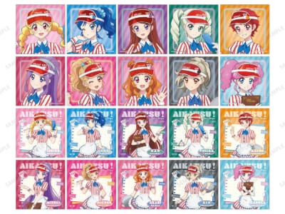 トレーディング正方形ブロマイド 全20種