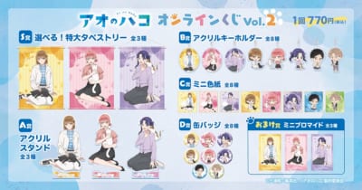 アオのハコ オンラインくじVol.2 賞品一覧