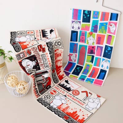 ベイマックス プリントタオル 2色