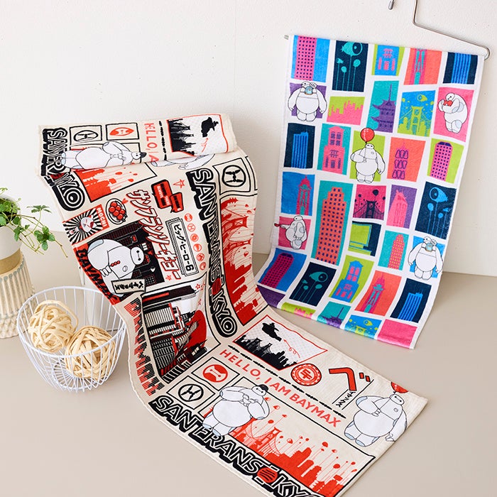 ベイマックス プリントタオル 2色