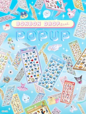 ボンボンドロップシール POPUP STOREの告知ビジュアル