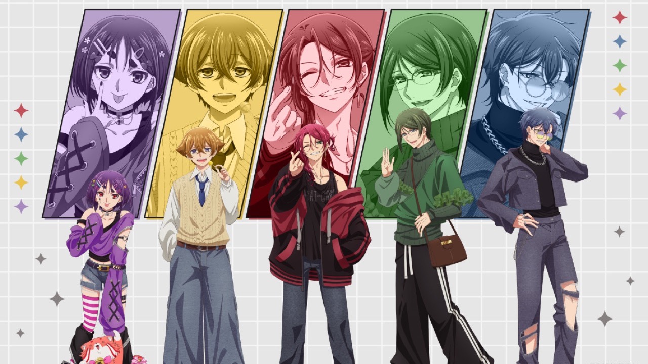 「美男高校地球防衛部ハイカラ×カラオケの鉄人」コラボが開催決定！スナップファッション風の描き下ろしイラストが公開