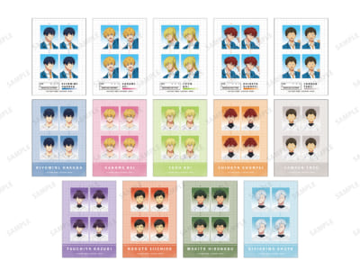 『忘却バッテリー』証明写真風ブロマイド