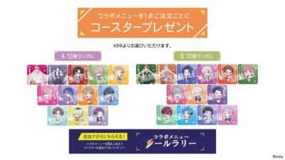 ブレイクマイケース×極楽湯・RAKU SPAコラボ コースター・シールラリー