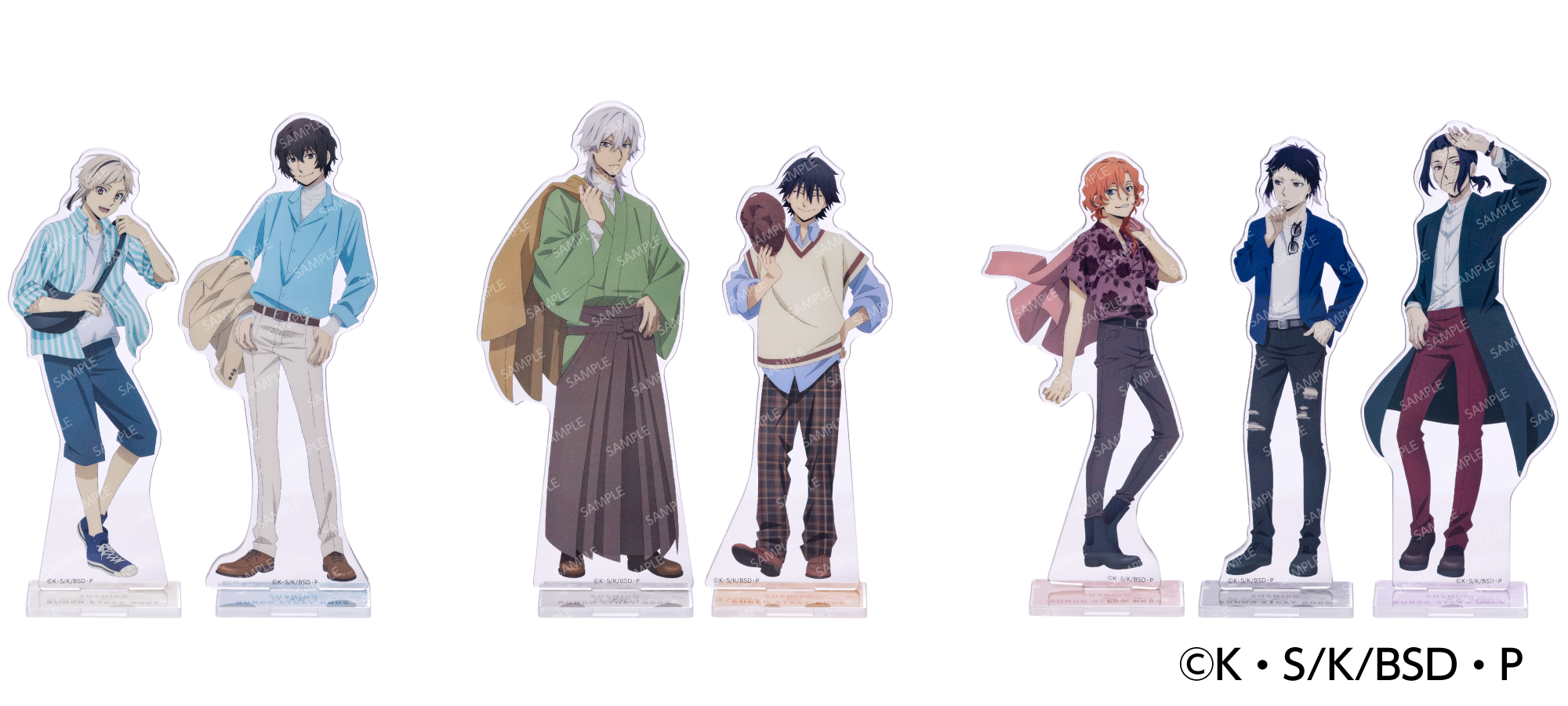 コラボ限定アクリルスタンド全3種