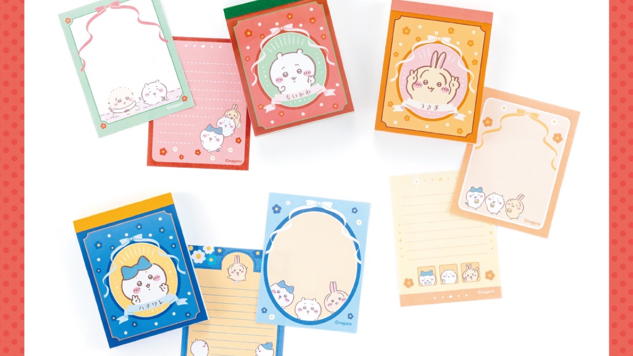 『ちいかわ』100円雑貨第8シリーズが3月に100均で発売！ミニメモ帳・ジッパー袋・メッシュポーチなど実用アイテム勢揃い