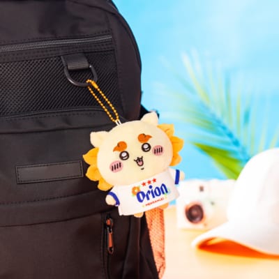 ちいかわ×オリオンビール シーサー マスコットぬいぐるみ 使用イメージ