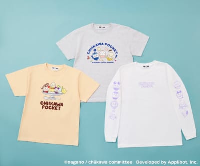 ちいかわぽけっと フルーツモチーフ Tシャツ・ロングスリーブTシャツ