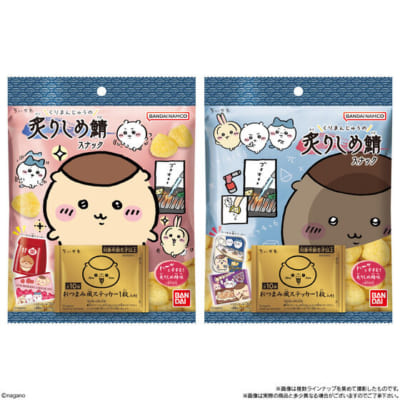 ちいかわ くりまんじゅうの炙りしめ鯖スナック パッケージ