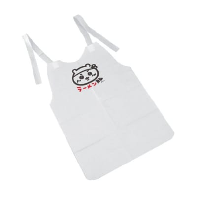 ちいかわラーメン豚 ロゴ入り紙エプロン