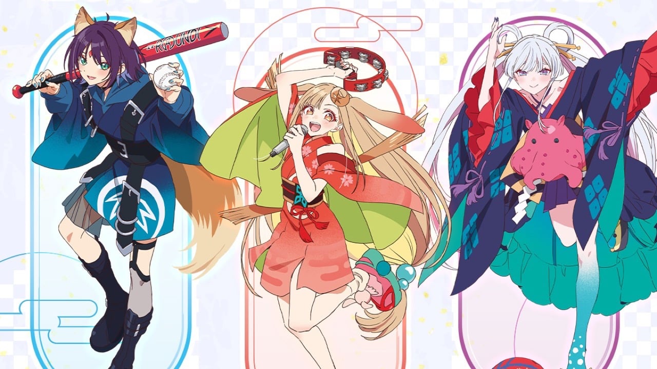 「超かぐや姫！×ラウンドワン」コラボキャンペーンが3月27日より全店で開催決定！かぐや・彩葉・ヤチヨのビジュアル解禁