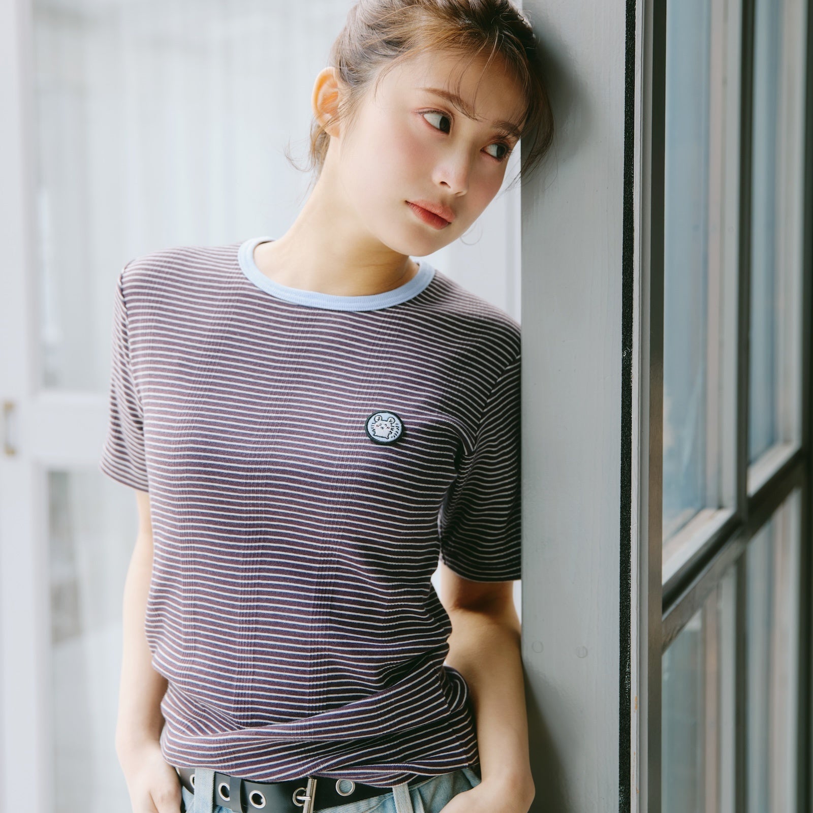 ちいかわ Tシャツ COFFEE 着用イメージ