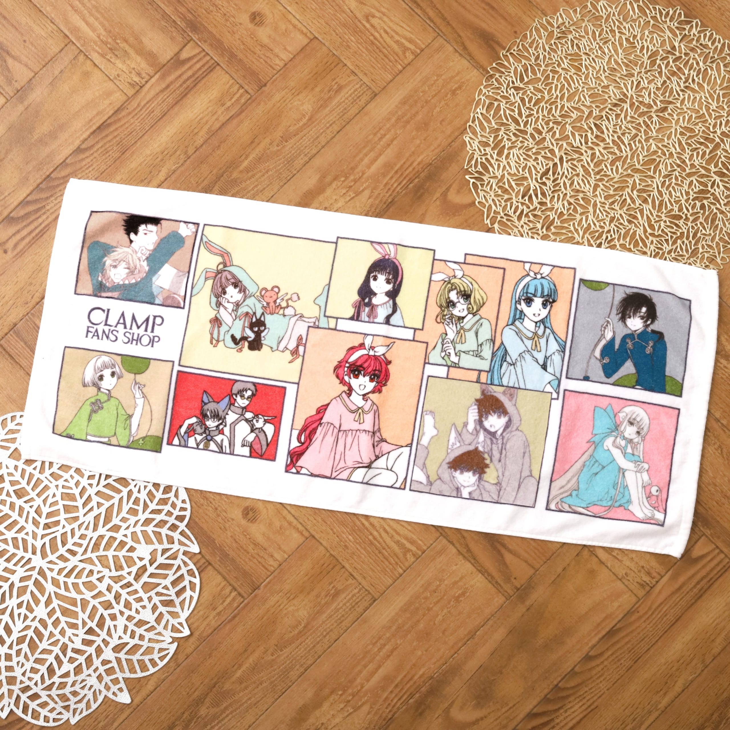 CLAMP FANS SHOP フェイスタオル デザインA