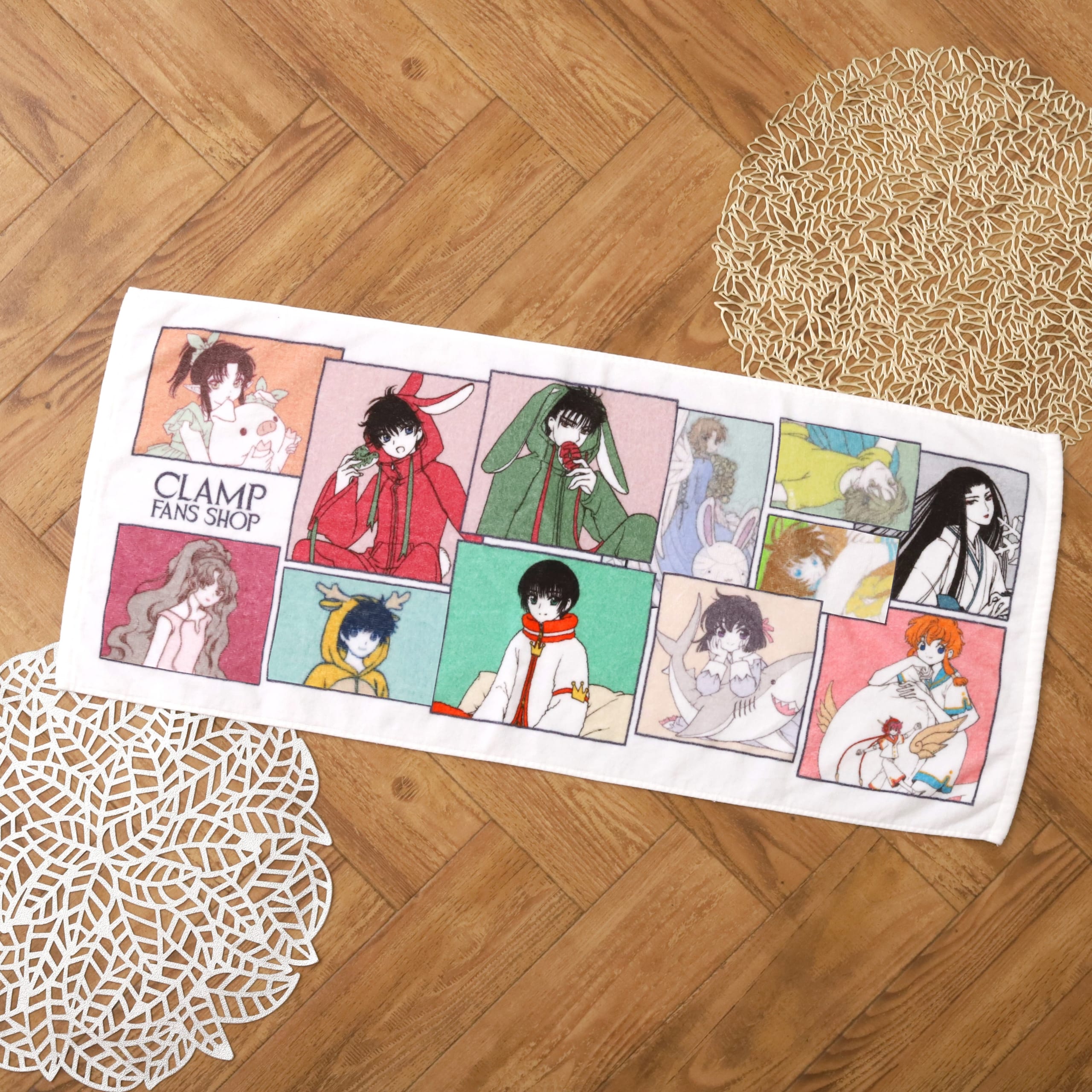 CLAMP FANS SHOP フェイスタオル デザインB