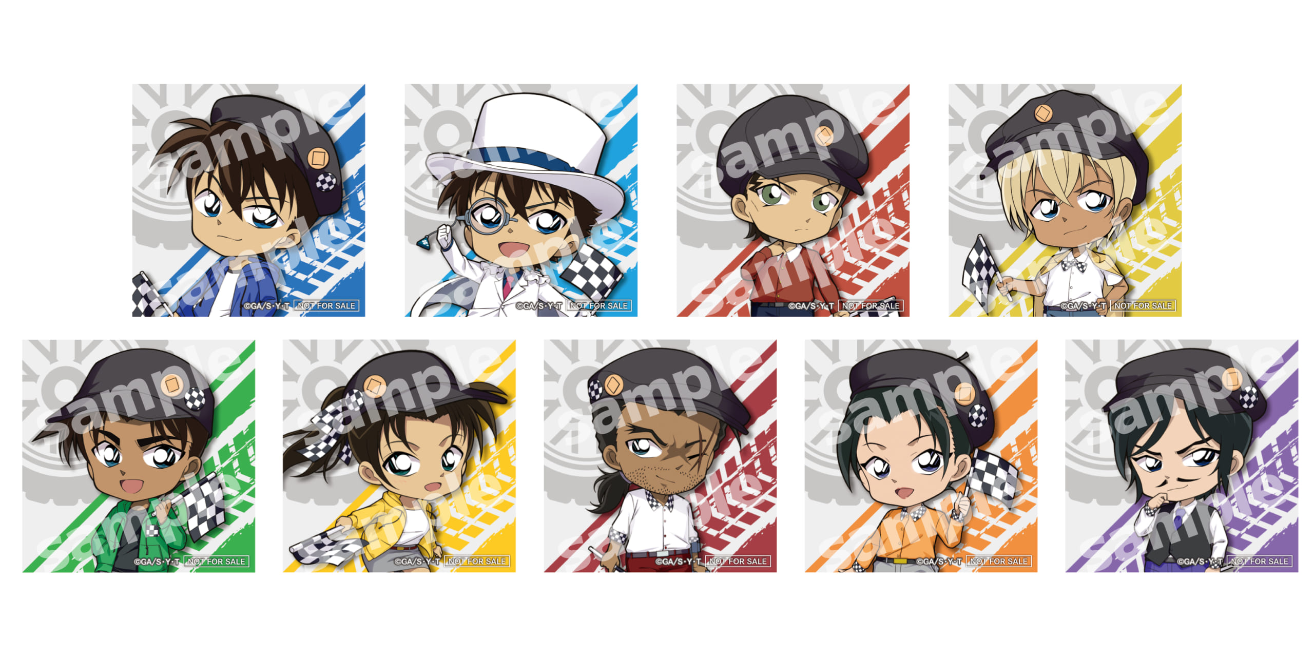購入特典 特製ステッカー チェッカーフラッグ② 全9種