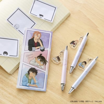 名探偵コナン リラックスモード 付箋セット・アクリルチャーム付きボールペンセット