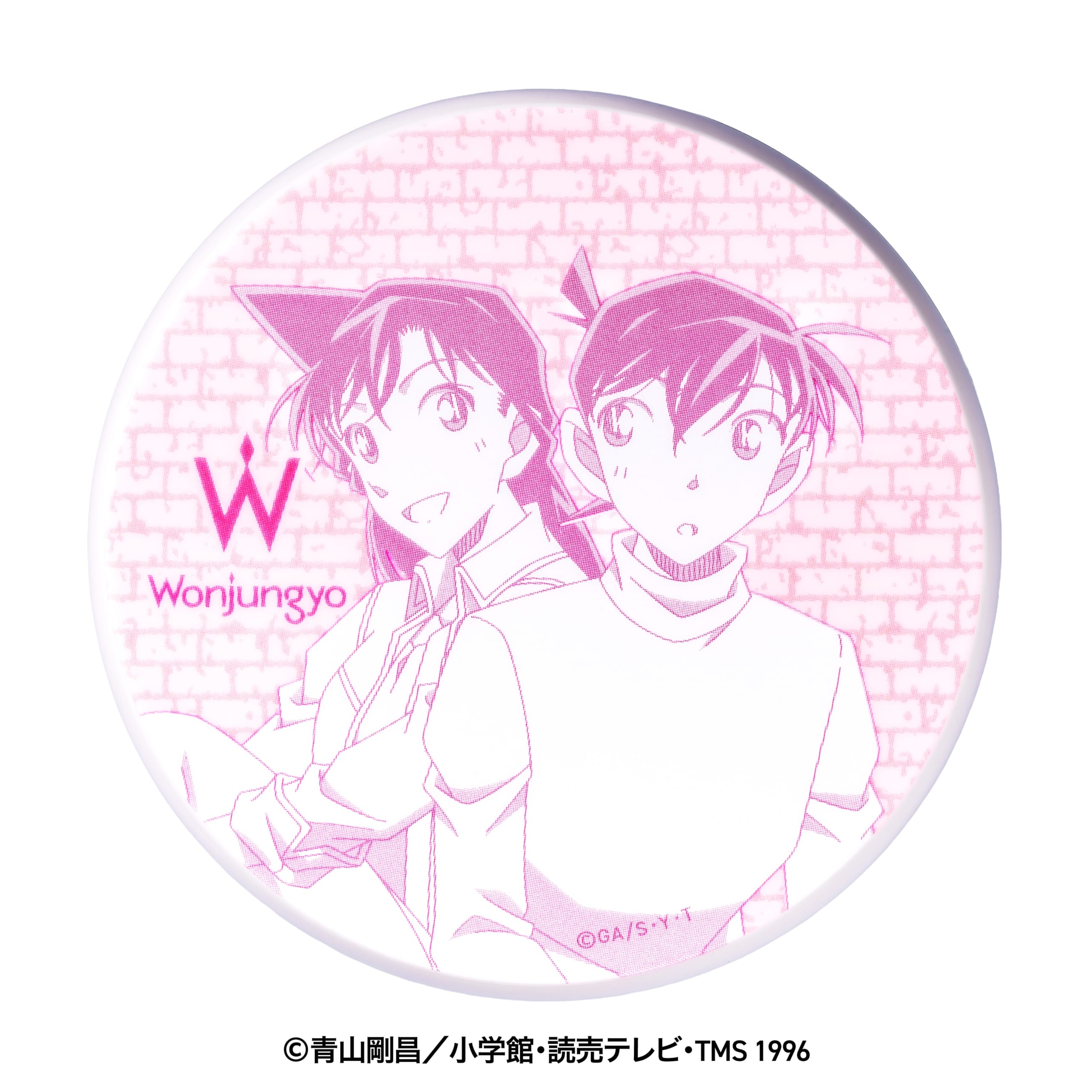 名探偵コナン×Wonjungyo エアリーフィルターパクト 01プレーンピンク