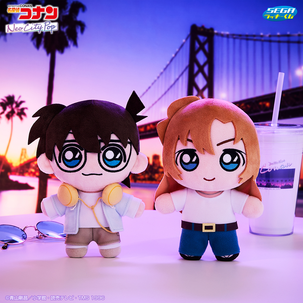 A賞 江戸川コナンぬいぐるみ・B賞 萩原千速ぬいぐるみ