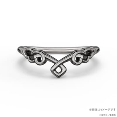 D.Gray-man 神田ユウ モチーフリング 正面 ブラックコーティング