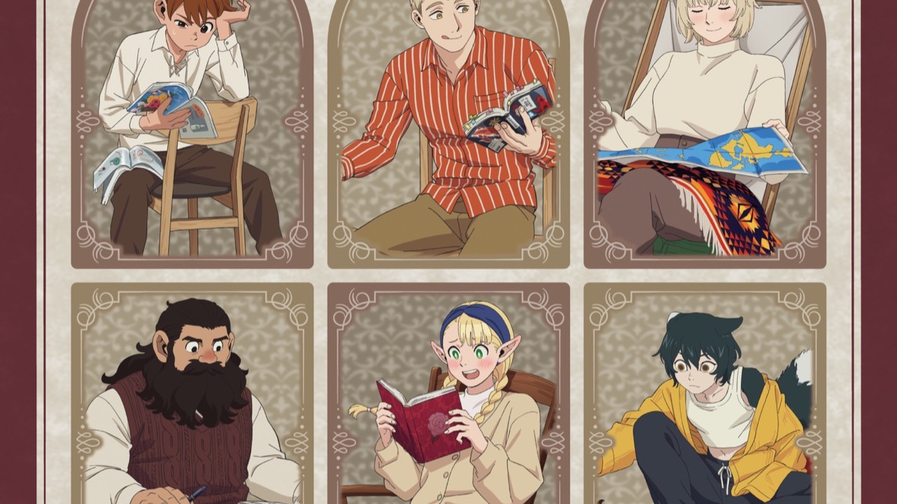 『ダンジョン飯』アニメガ×ソフマップ先行販売フェアが3月10日スタート！描き下ろし「reading」＆デフォルメグッズが大充実