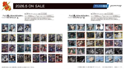 銀魂 アニメイトフェア〜曇天〜 フォト風メタルステッカーコレクション