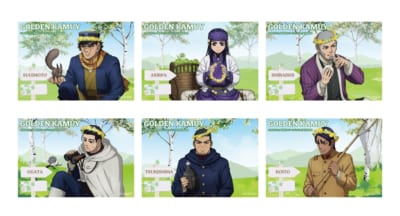 ゴールデンカムイ 購入特典イラストカード(野山あそび)全6種