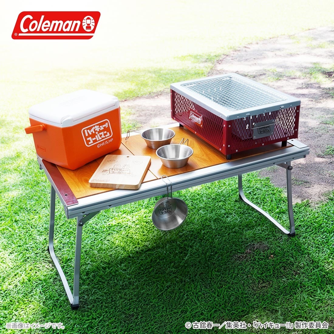 『ハイキュー!!』×Coleman コラボ商品イメージ