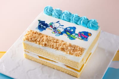 6にんで歩く海浜公園 はぴだんぶい全員のケーキ