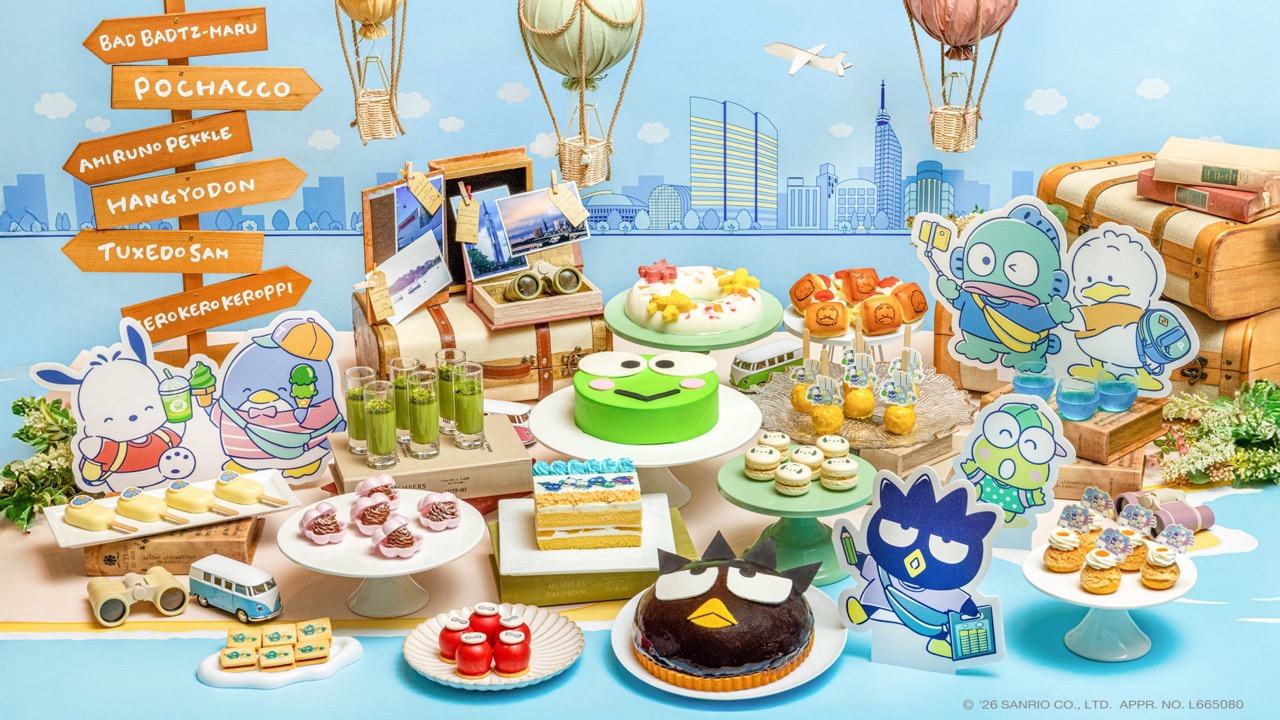 「サンリオ×ヒルトン福岡」コラボスイーツビュッフェが開催決定！キャラモチーフの絶品スイーツ19種が登場
