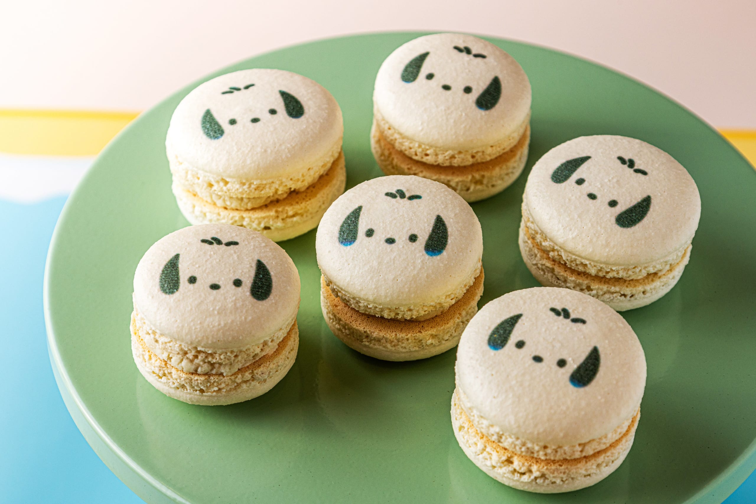 ポチャッコのマカロンラリー バニラマカロン