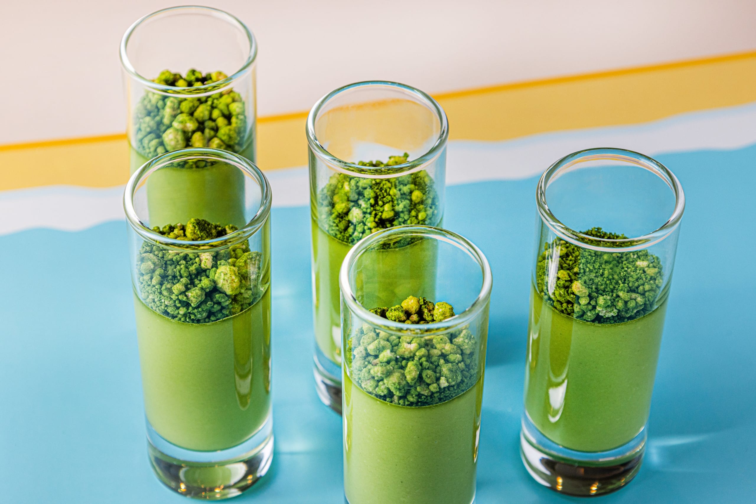 八女茶で一休み 抹茶プリン