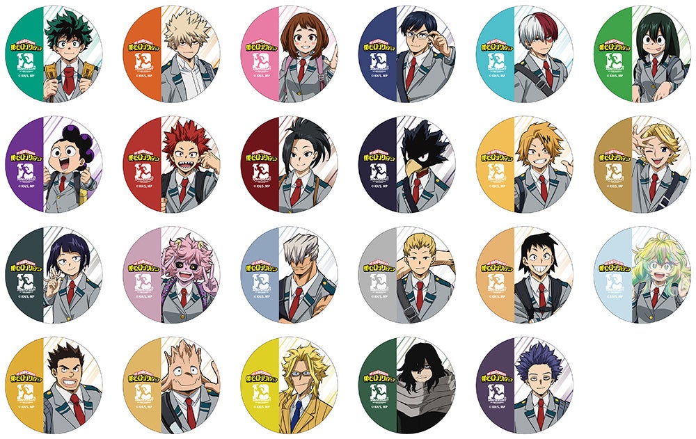 ヒロアカスタッフ装着缶バッジ