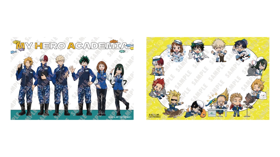 『僕のヒーローアカデミア』×八景島シーパラダイス ウォークラリー クリアイラストカード全2種