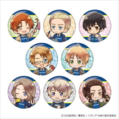 『ヘタリア World★Stars』トレーディング缶バッジ