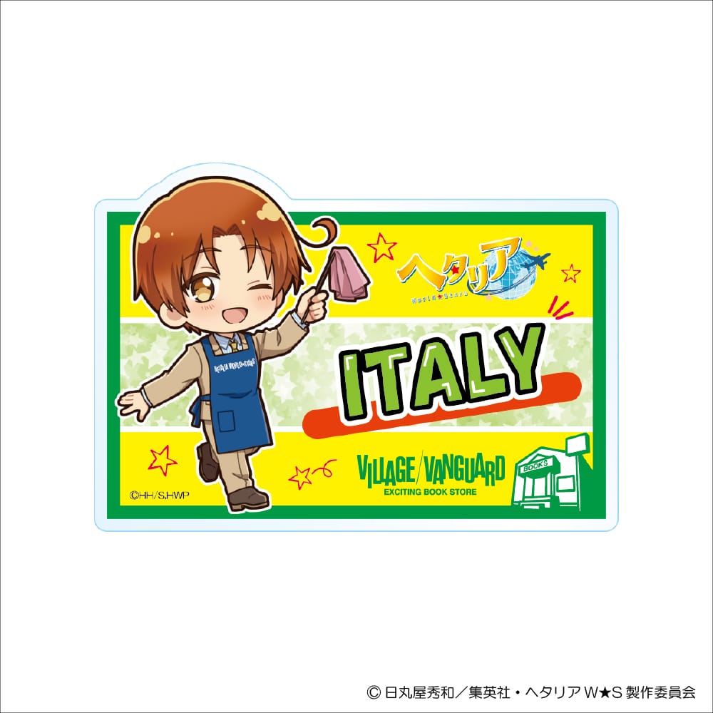 『ヘタリア World★Stars』POP風アクリルバッジ