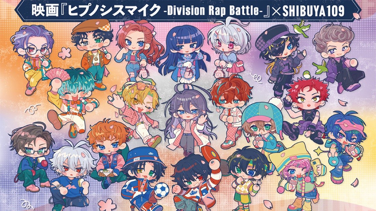 映画『ヒプノシスマイク』×SHIBUYA109ポップアップストアが渋谷・阿倍野にオープン！お花見テーマの描き下ろしグッズが勢ぞろい