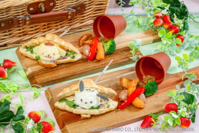 ガーデンバスケットアフタヌーン セイボリープレート キャラクタークロワッサン