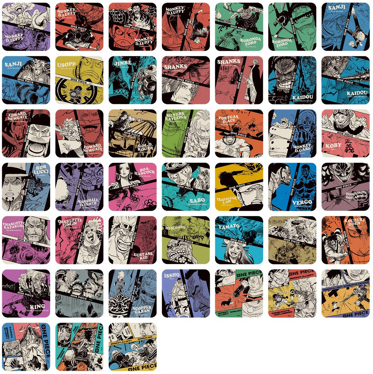ONE PIECE アートコースター第5弾 全45種