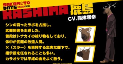 第6位：『SAKAMOTO DAYS』鹿島