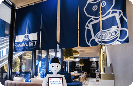 宅麺らぁめん横丁 in Pepper PARLOR 店舗外観