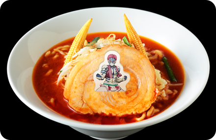 鬼滅の刃×宅麺 鬼ラーメン 業火の赤辛味噌
